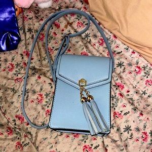 Mini Crossbody with gold tassels